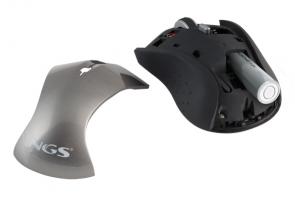 Batterij plaatsen in de muis