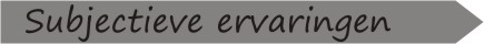 Subjectieve ervaringen